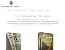 Tablet Screenshot of corporate-mystery.com